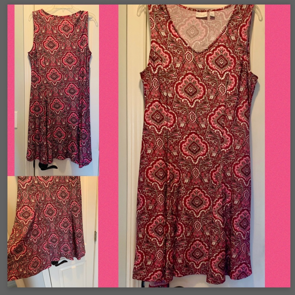 Fun & Flirty-Pink Spring Midi Dress-PL